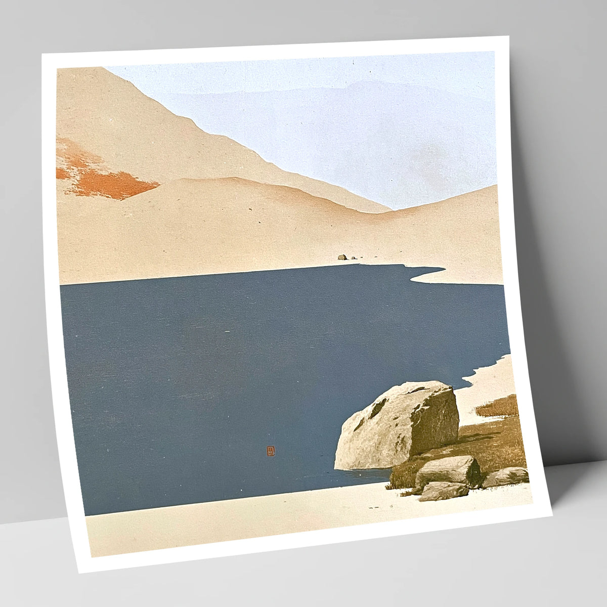 Slate Waters of Easedale Tarn lake district lake art print