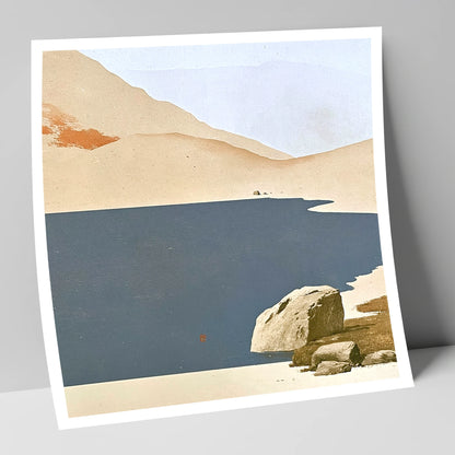 Slate Waters of Easedale Tarn lake district lake art print