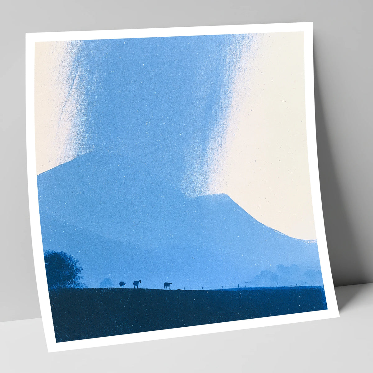Storm Clouds Over Blue Fells lake district sky art print
