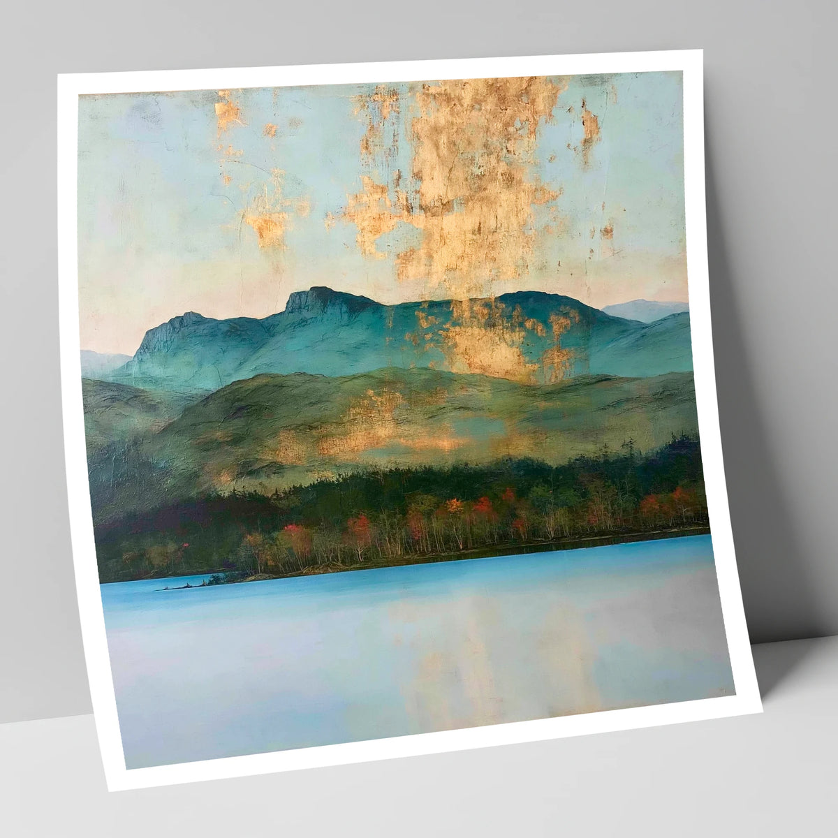 Gilded Sky Over Windermere lake district lake art print