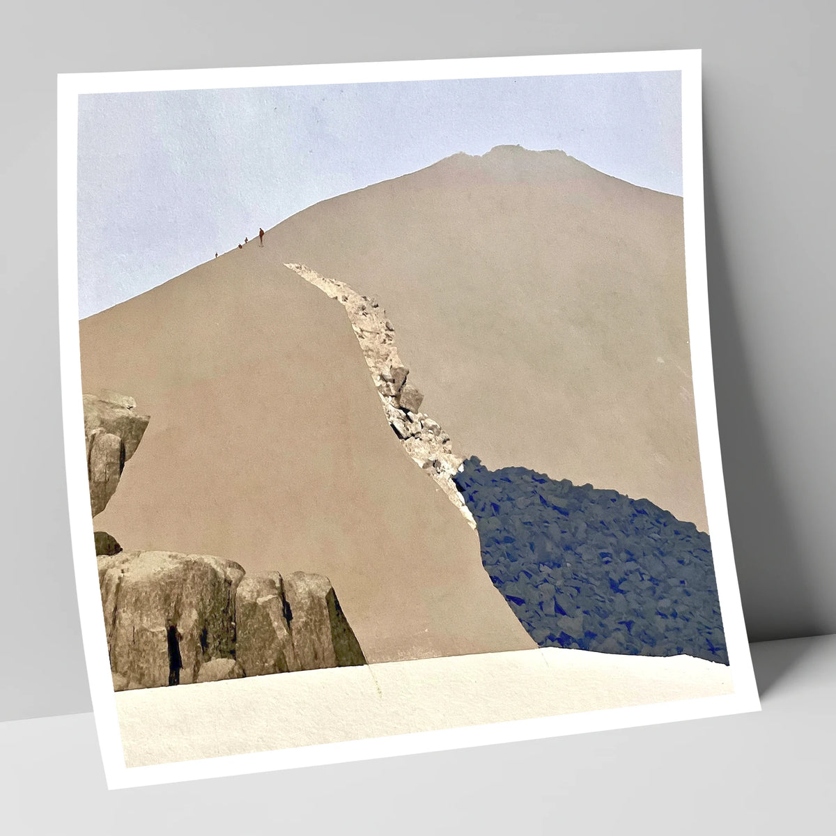 Scafell Pike Broad Summit Dome lake district fell art print