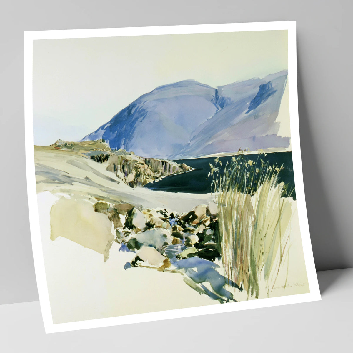 Styhead Tarn and Blue Fells lake district fell art print