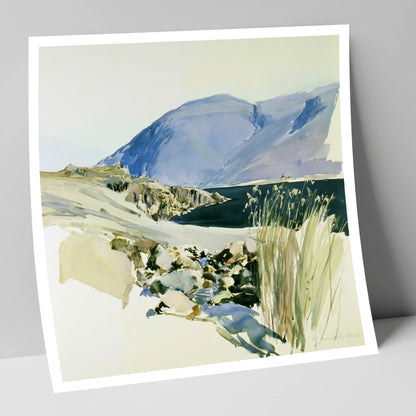 Styhead Tarn and Blue Fells lake district fell art print
