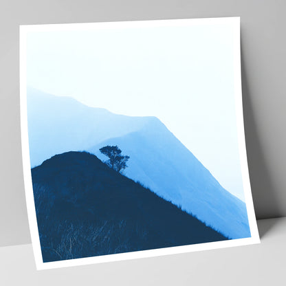 Lone Tree on Blue Ridge lake district fell art print