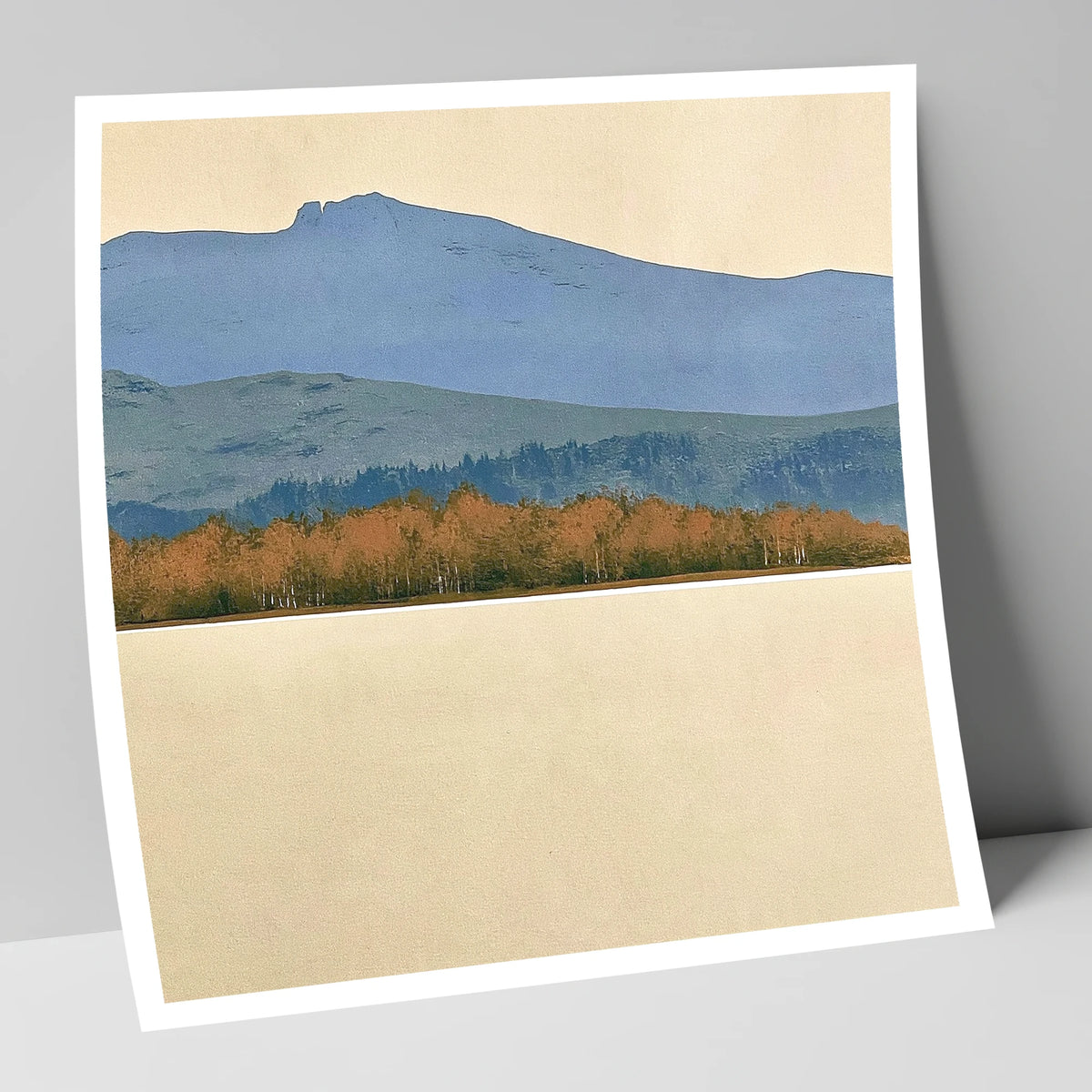 Windermere Autumn Woodland and Slate Fells lake district lake art print