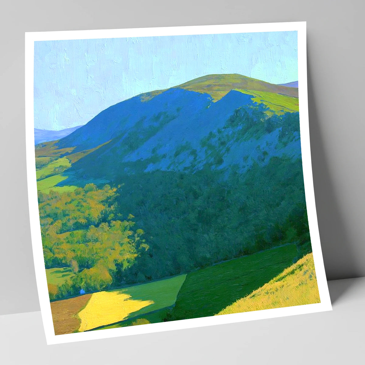 Sale Fell in Bold Light lake district fell art print