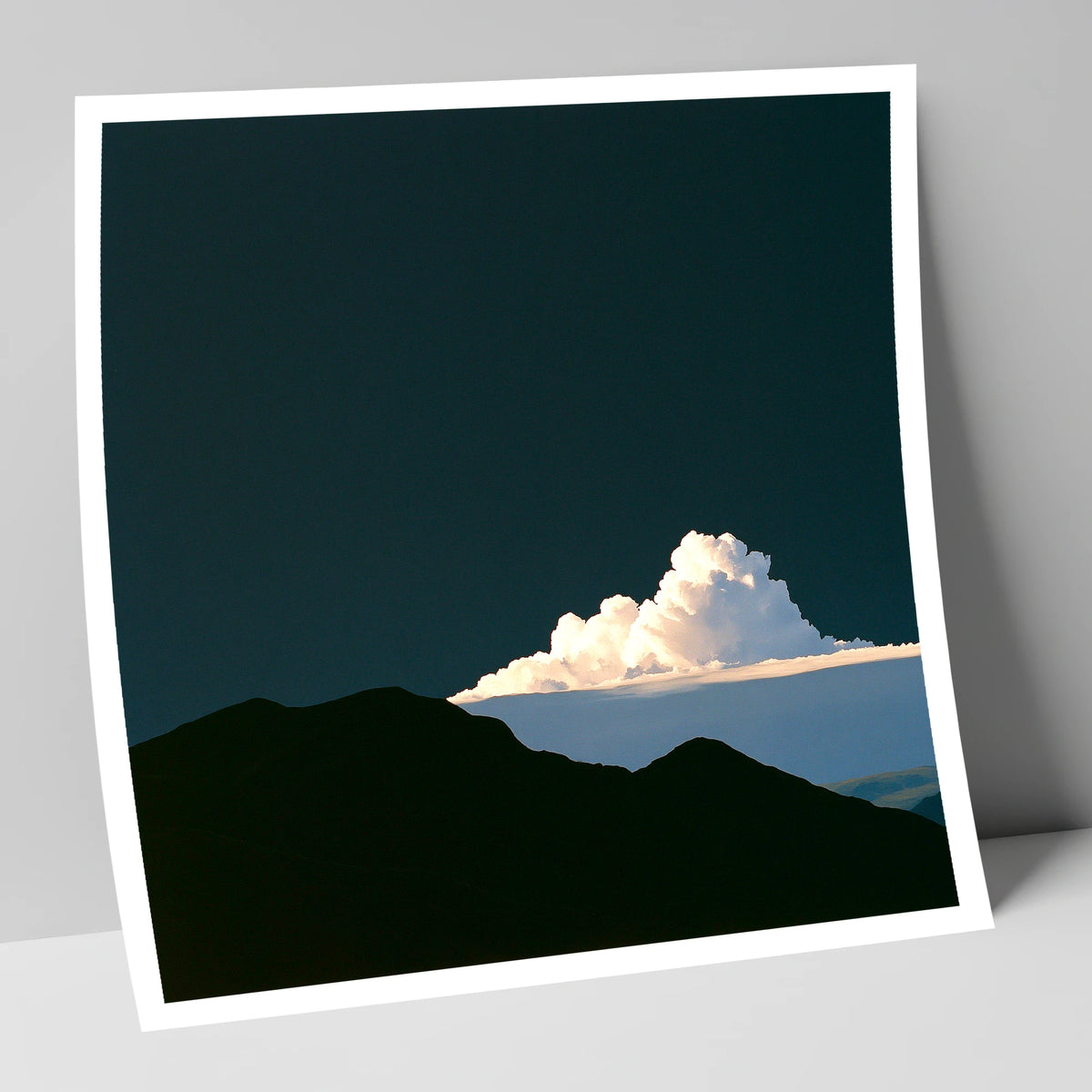Dramatic Storm Cloud Over Fells lake district sky art print