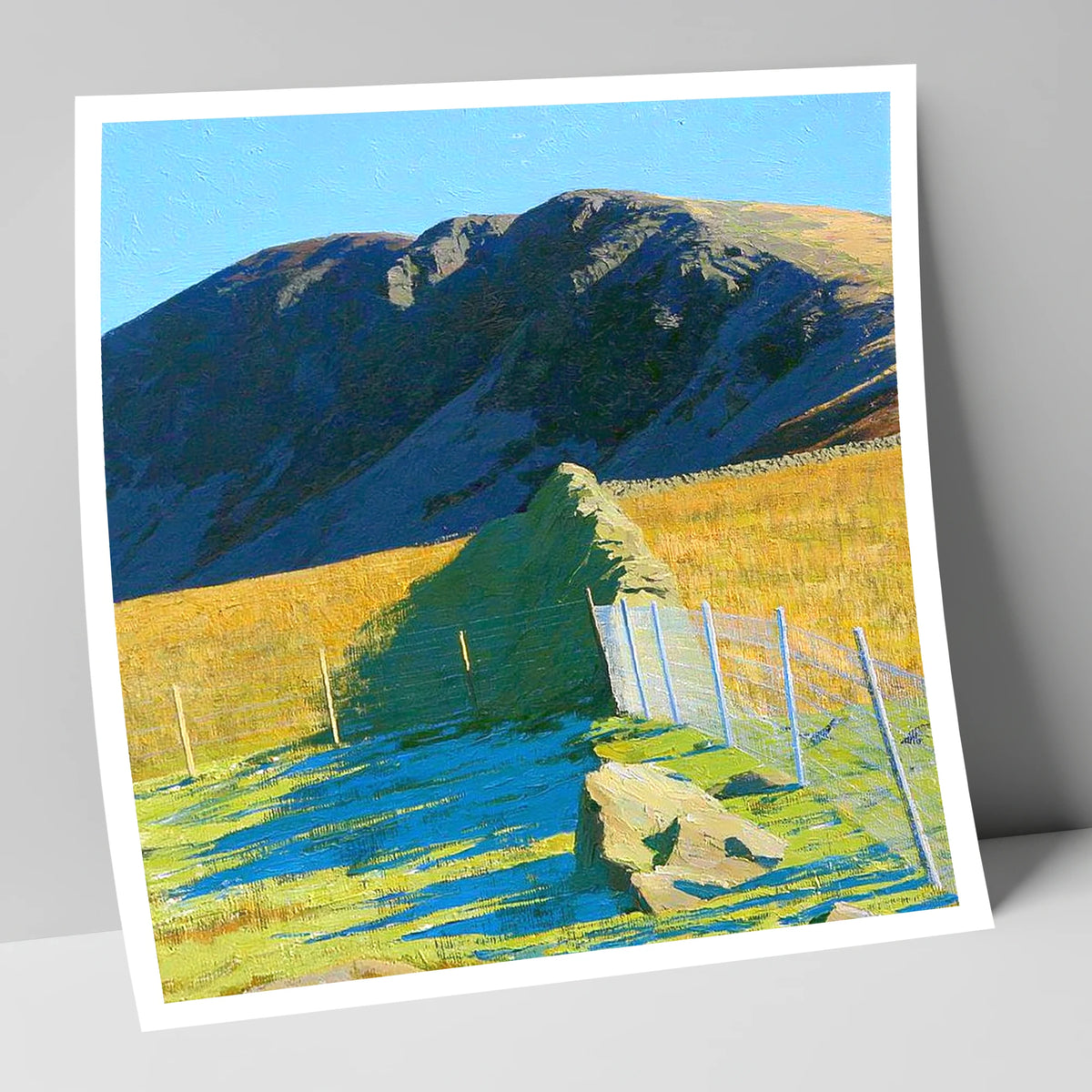 Shipman Knotts Frosty Morning Light lake district fell art print