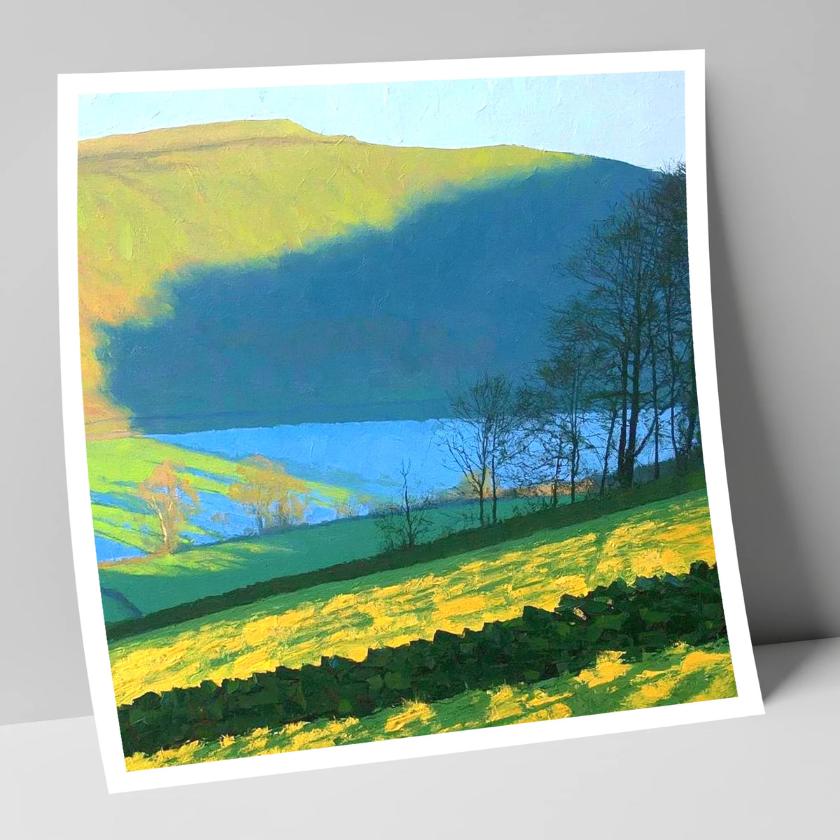 Sunlight on Blake Fell Ridge lake district fell art print