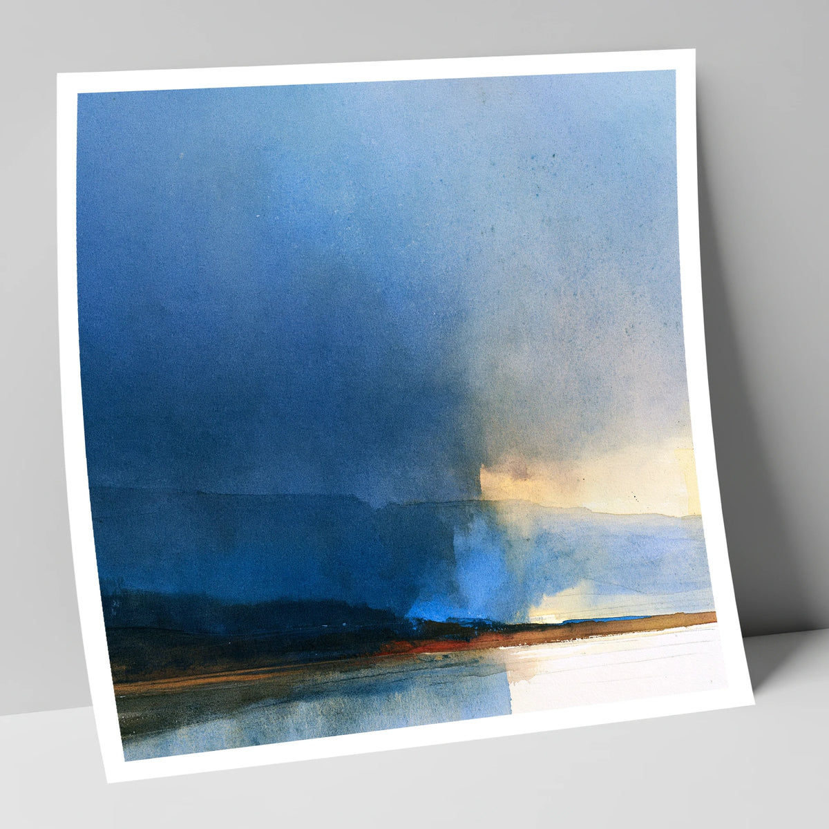 Indigo Storm Over the Fells lake district sky art print