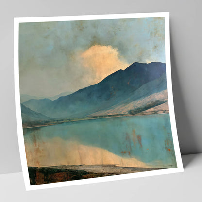 Cloud Break Over Crummock Water lake district lake art print