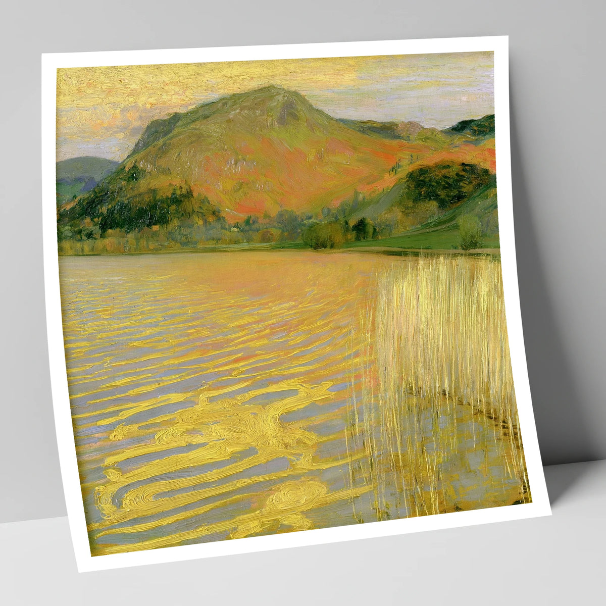 Grasmere in Golden Light lake district lake art print