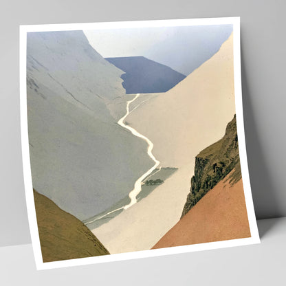Wasdale Valley From Great Gable lake district fell art print