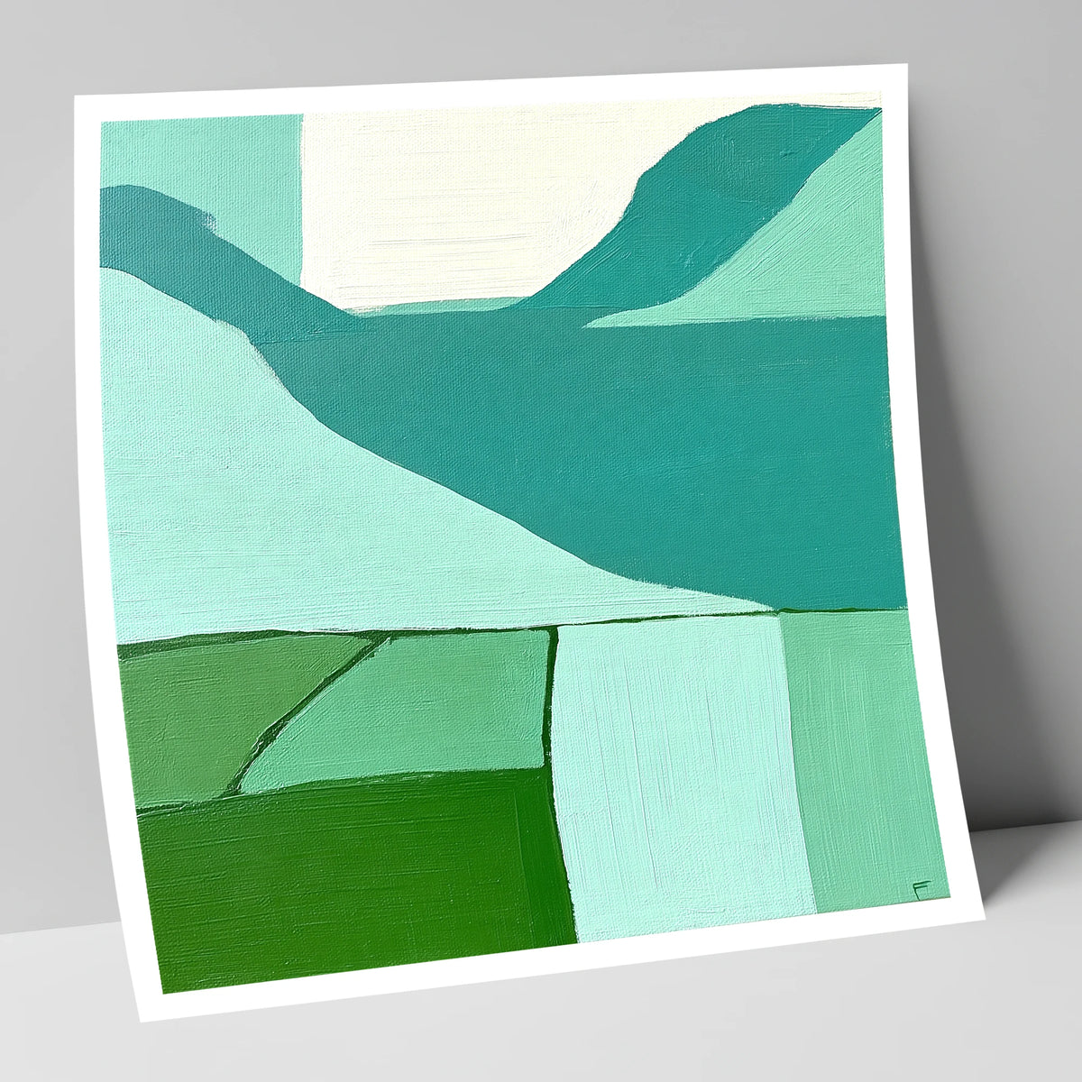 Abstract Scafell Pike Above Wastwater lake district fell art print