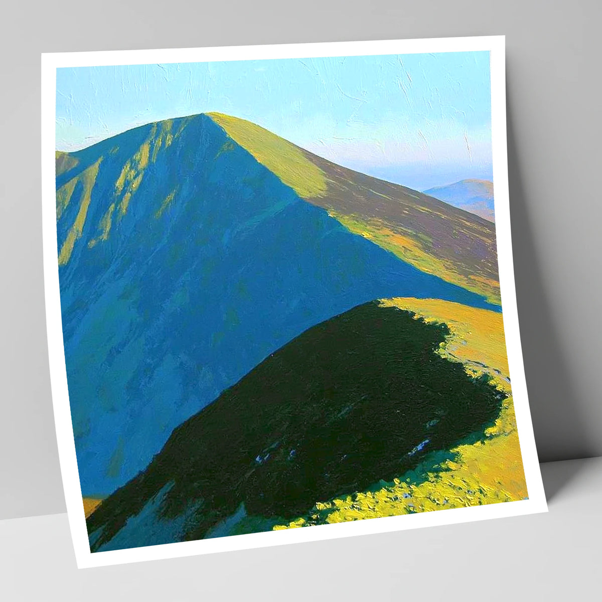 Grisedale Pike in Vibrant Sunlight lake district fell art print