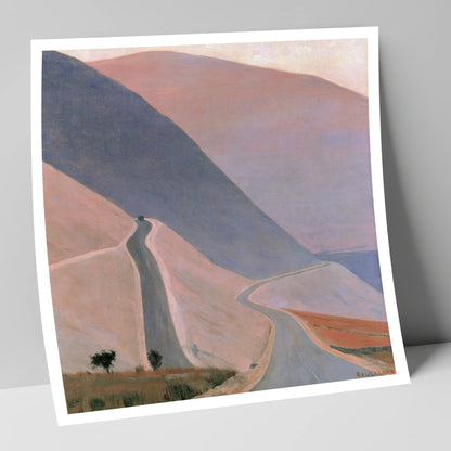 Winding Pass in Pastel Light lake district valley art print