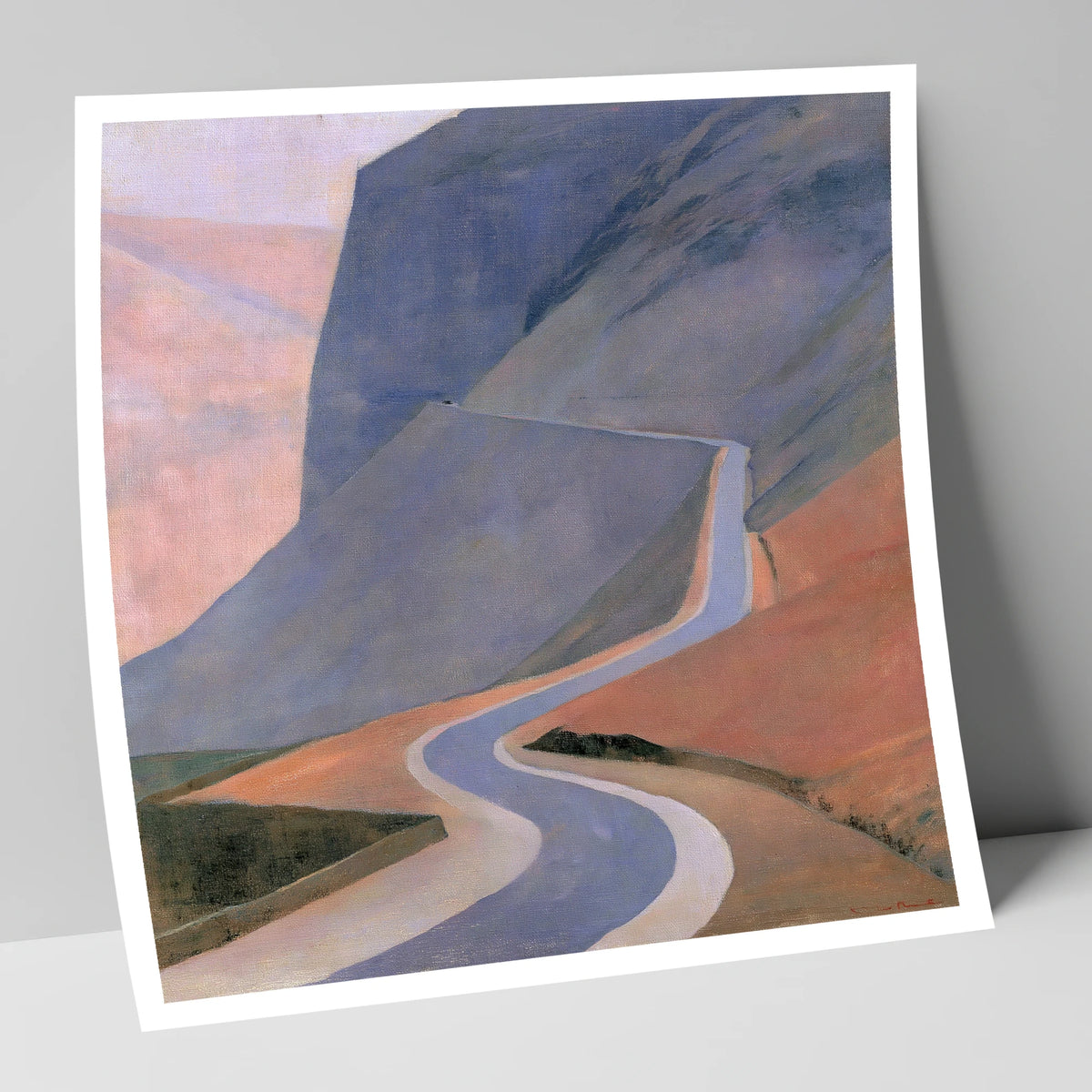 Sweeping Fell Road at Dusk lake district valley art print