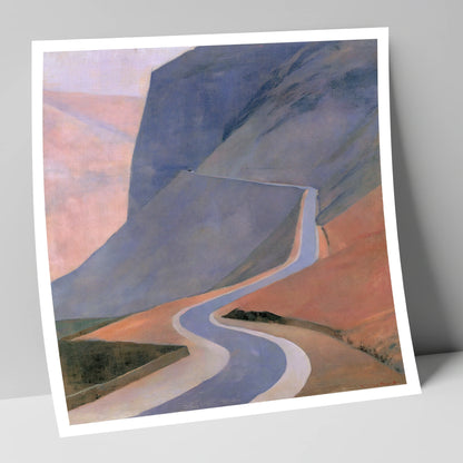 Sweeping Fell Road at Dusk lake district valley art print