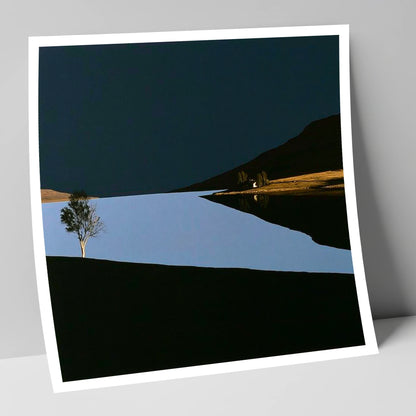 Dark Sky Lake District Sunset lake district lake art print